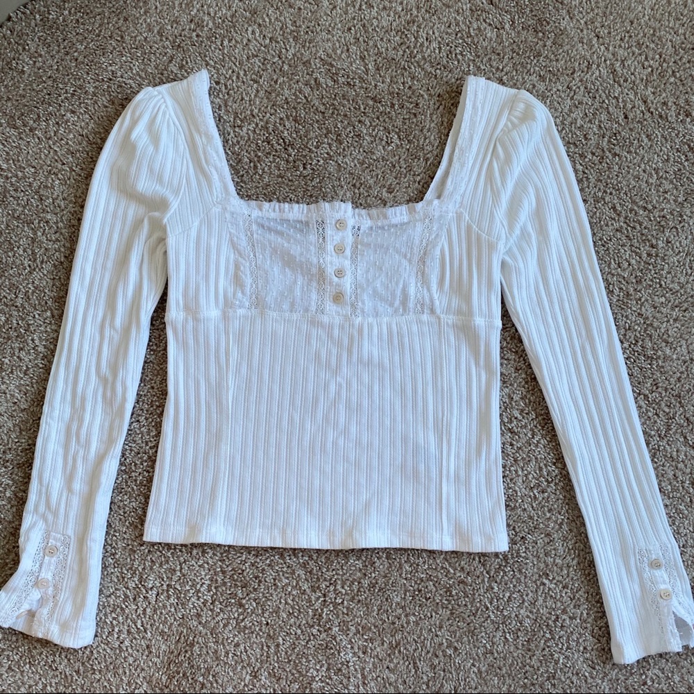 Free people square neck top